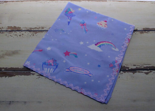 Angelic Pretty Milky Planet Print Handkerchief (Lavender)
