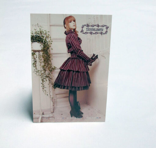 Victorian Maiden Regimental Postcard