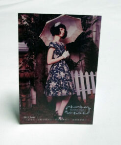 Victorian Maiden Floral OP and Parasol Postcard