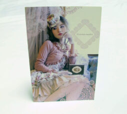 Victorian Maiden Pink Floral Coordinate Postcard