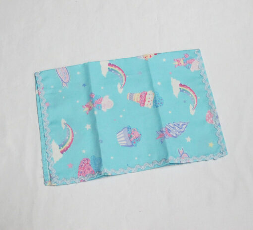 Angelic Pretty Milky Planet Print Handkerchief (Sax)