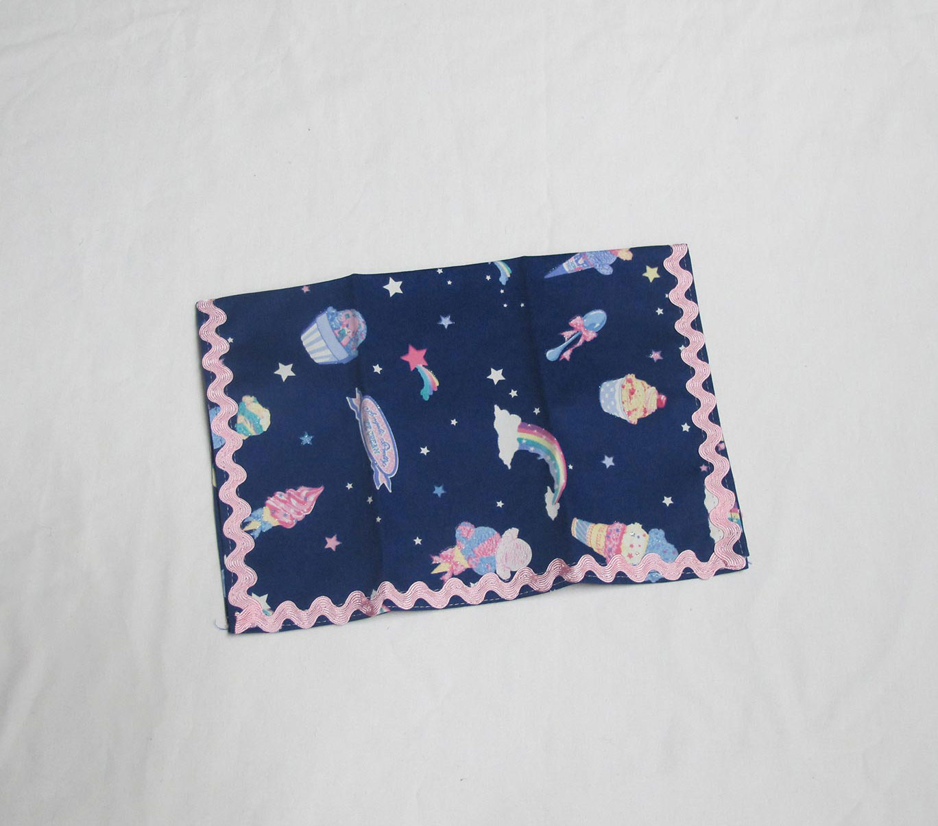 Angelic Pretty Milky Planet Print Handkerchief (Navy)