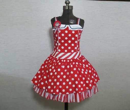 Angelic Pretty French Dot Low Waist JSK