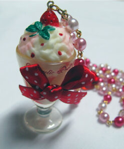 Angelic Pretty Milky Berry Parfait Necklace