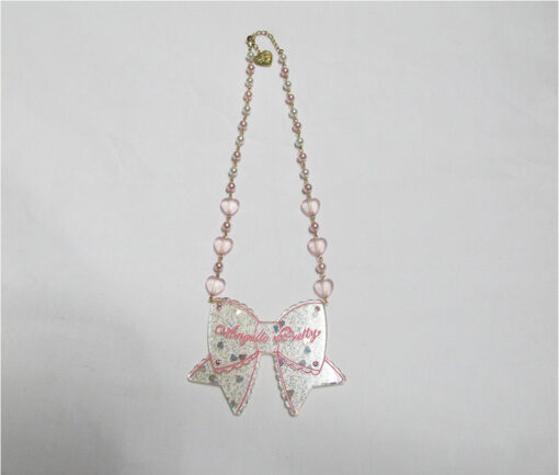 Angelic Pretty Tokimeki Ribbon Necklace White