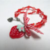 Angelic Pretty Gingham Strawberry Bracelet