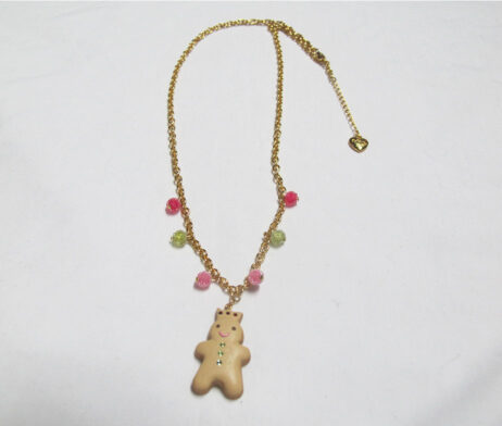 Angelic Pretty Gingerbread Man Cookie Necklace