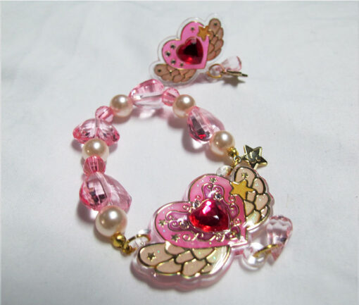 Swimmer Magical Winged Heart Bracelet and Ring Set