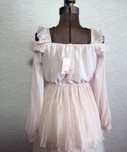 Liz Lisa Pleated Chiffon Blouse