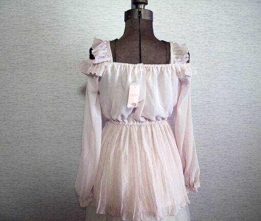 Liz Lisa Pleated Chiffon Blouse