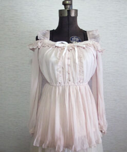 Liz Lisa Pleated Chiffon Blouse