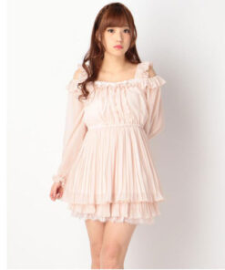 Liz Lisa Pleated Chiffon Blouse