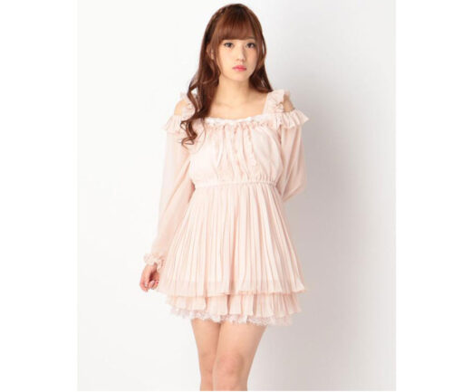 Liz Lisa Pleated Chiffon Blouse
