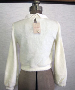 Liz Lisa Lace Up Shaggy Knit Sweater
