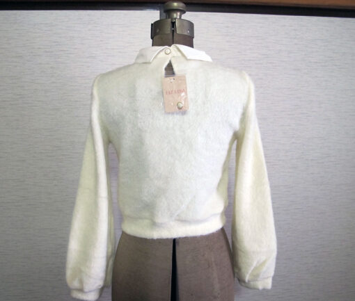 Liz Lisa Lace Up Shaggy Knit Sweater