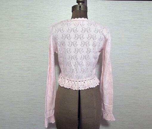 Baby the Stars Shine Bright Ribbon Pattern Logo Cardigan