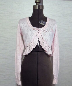 Baby the Stars Shine Bright Ribbon Pattern Logo Cardigan
