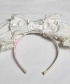 Angelic Pretty White Ladder Lace Headbow 