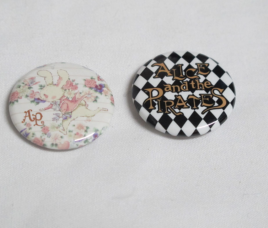 Alice and the Pirates Diamond Logo and Hide-n-Seek with Missin' Alice Pin Set