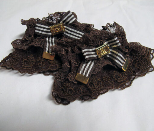 Angelic Pretty Royal Chocolate Wrist Cuffs