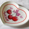 Angelic Pretty Heart Cherry Plate