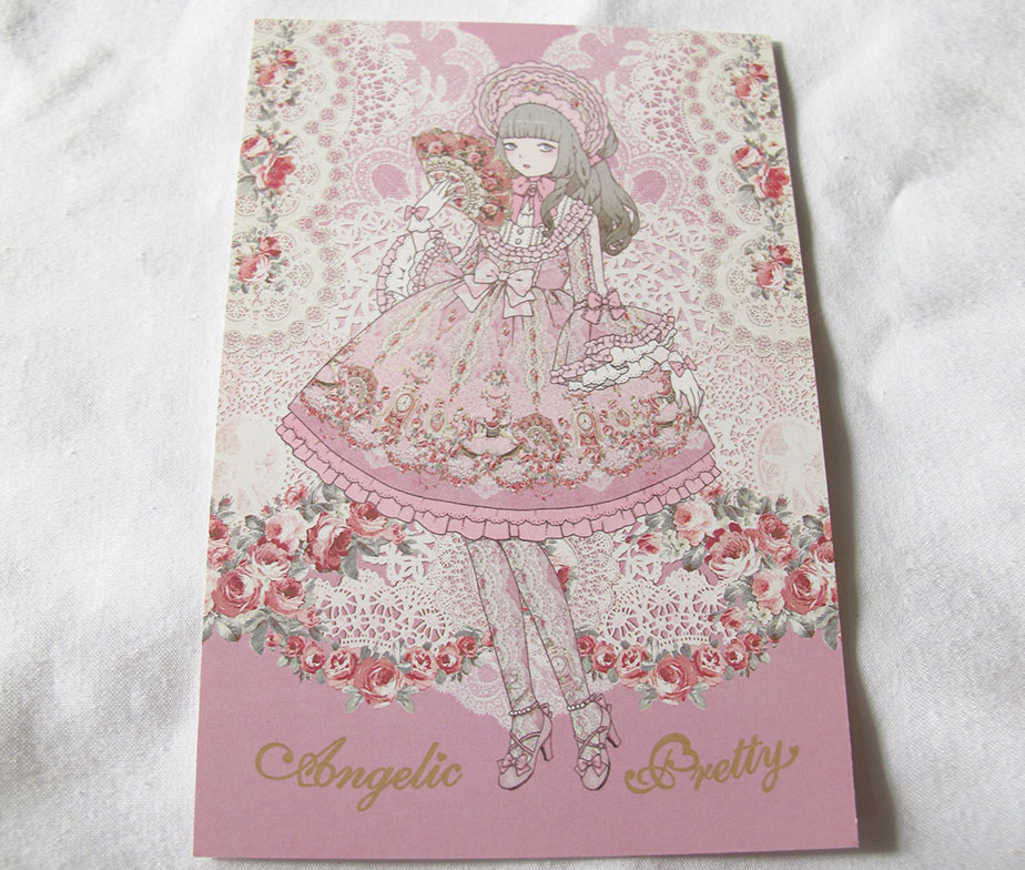 Angelic Pretty Imai Kira Belle Epoch Rose Postcard