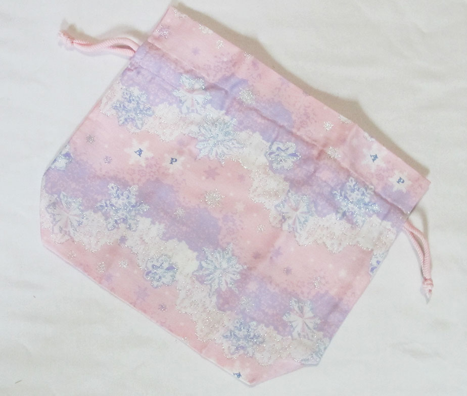 Angelic Pretty Sugar Dream Dome Drawstring Bag Pink