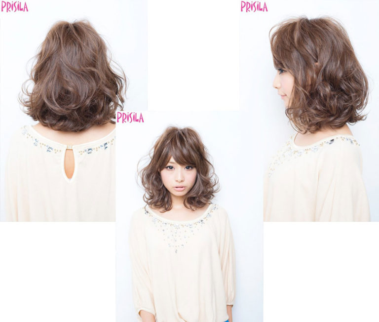 Prisila Wavy Should Length Full Wig Model A-654 Color TNC