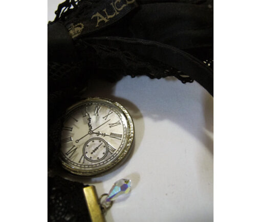 Alice and the Pirates Alice's Clock Ribbon Headbow