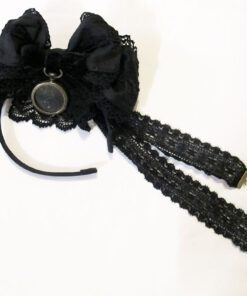 Alice and the Pirates Alice's Clock Ribbon Headbow