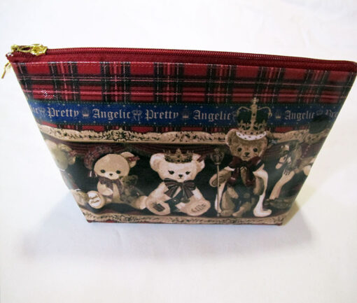 Angelic Pretty British Bear Zip Pouch