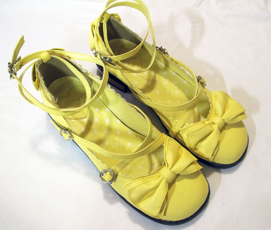 Angelic Pretty Tea Party Shoes Yellow LL