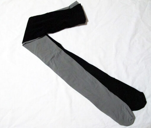 Monomania Two Tone Tights Black/Grey