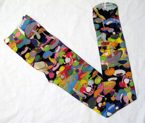 H. Naoto Mint Neko Mushroom Cat Tights