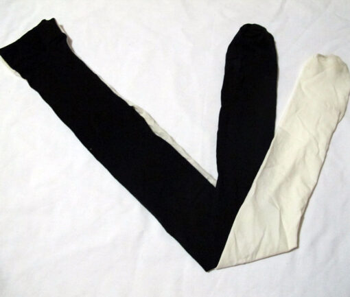 Monomania Two Tone Tights Black/White