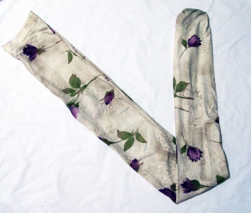 Purple Flower and Lace Tights