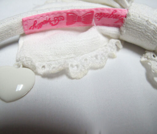 Angelic Pretty White Heart Charm Headbow