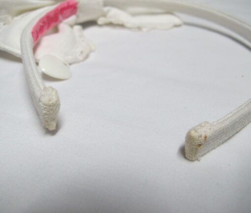 Angelic Pretty White Heart Charm Headbow