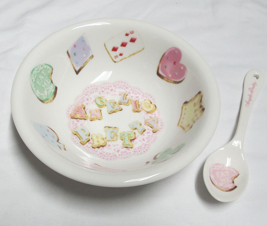 Angelic Pretty Wonder Cookie Bowl and Spoon Set
