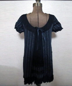 Gramm Black Striped Tunic Dress