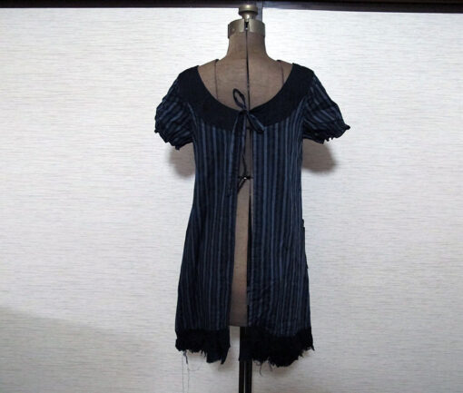 Gramm Black Striped Tunic Dress