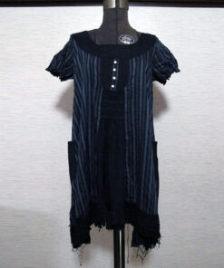 Gramm Black Striped Tunic Dress