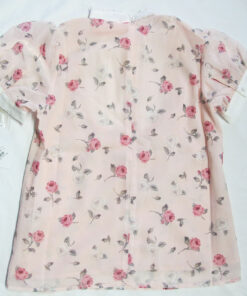 Swankiss Rose Chiffon Top