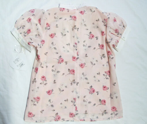 Swankiss Rose Chiffon Top
