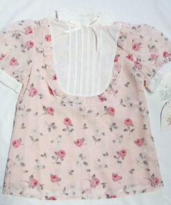 Swankiss Rose Chiffon Top