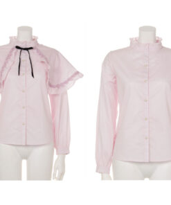 Swankiss Rose Cape Blouse