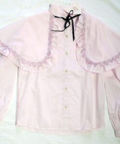 Swankiss Rose Cape Blouse
