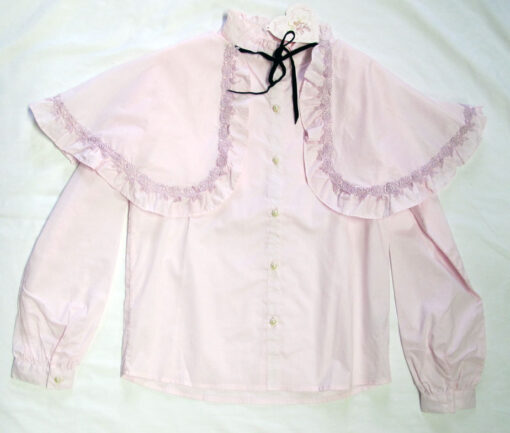 Swankiss Rose Cape Blouse