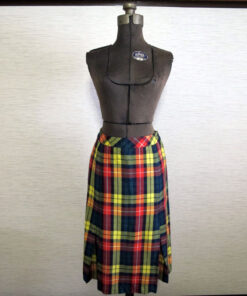 Jane Marple Dans Le Salon Tartan Skirt 