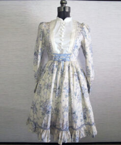 Victorian Maiden Rose Greeting Waist Lace Up Dress OP